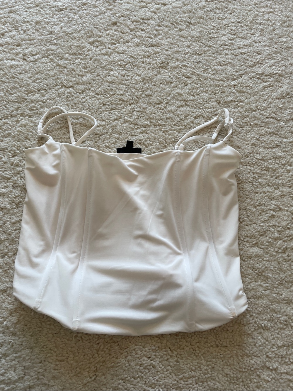 Dynamite Off White Bustier Camisole with Adjustable Straps